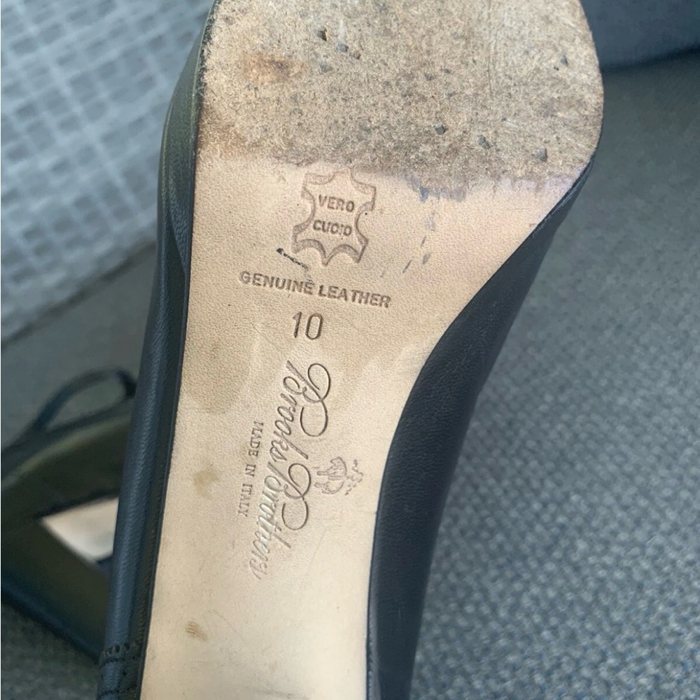 Brooks Brothers Black Leather Heels - Picture 7 of 10